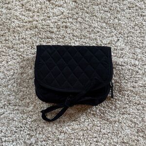 Vera Bradley Quilted Black Jewelry Bag